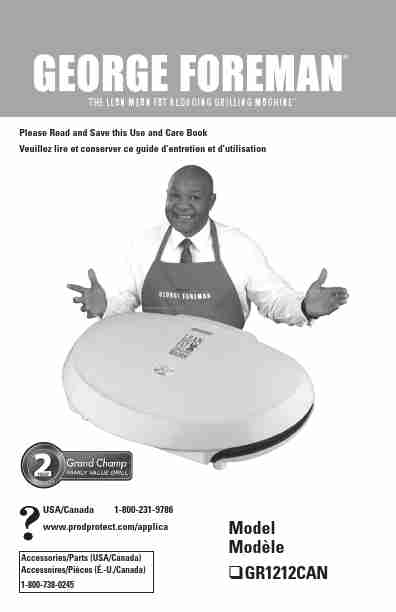 George Foreman Kitchen Grill GR1212CAN-page_pdf